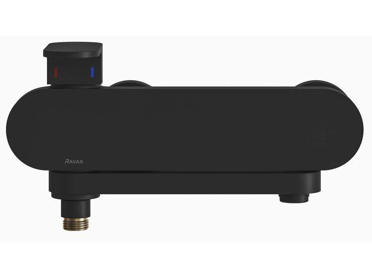 CR 022.20BL Vanová nástěnná baterie bez sprchového setu, černá