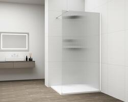 Sprchová stěna Walk-in 100 cm bílá/sklo Flute – Polysan Esca white matt ES1310-03 | Více -