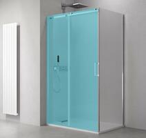 Sprchová stěna 100 cm chrom/transparent – Polysan Thron TL3010 | Více -