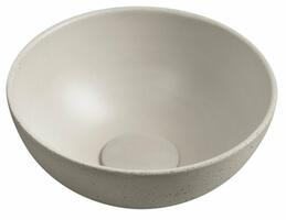 MINOR betonové umývátko na desku, Ø 26cm, písková mat | Více -