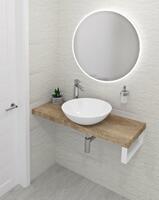 AVICE deska pod umyvadlo 100x36cm, tl.5cm, dub Rover | Více -