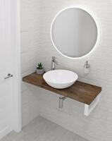 AVICE deska pod umyvadlo 100x36cm, tl.5cm, old wood | Více -