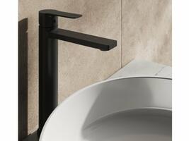 SL 015.20BL Umyvadlová stojánková baterie 290 mm bez výpusti, černá | Více -