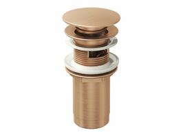Umyvadlová pileta ClickClack/pevná, Rose Gold Brushed | Více -