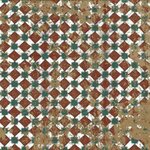 Rustikální dlažba Zest barva Siena béžová s celoplošným dekorem na stěně v koupelně - Dlažba Zest